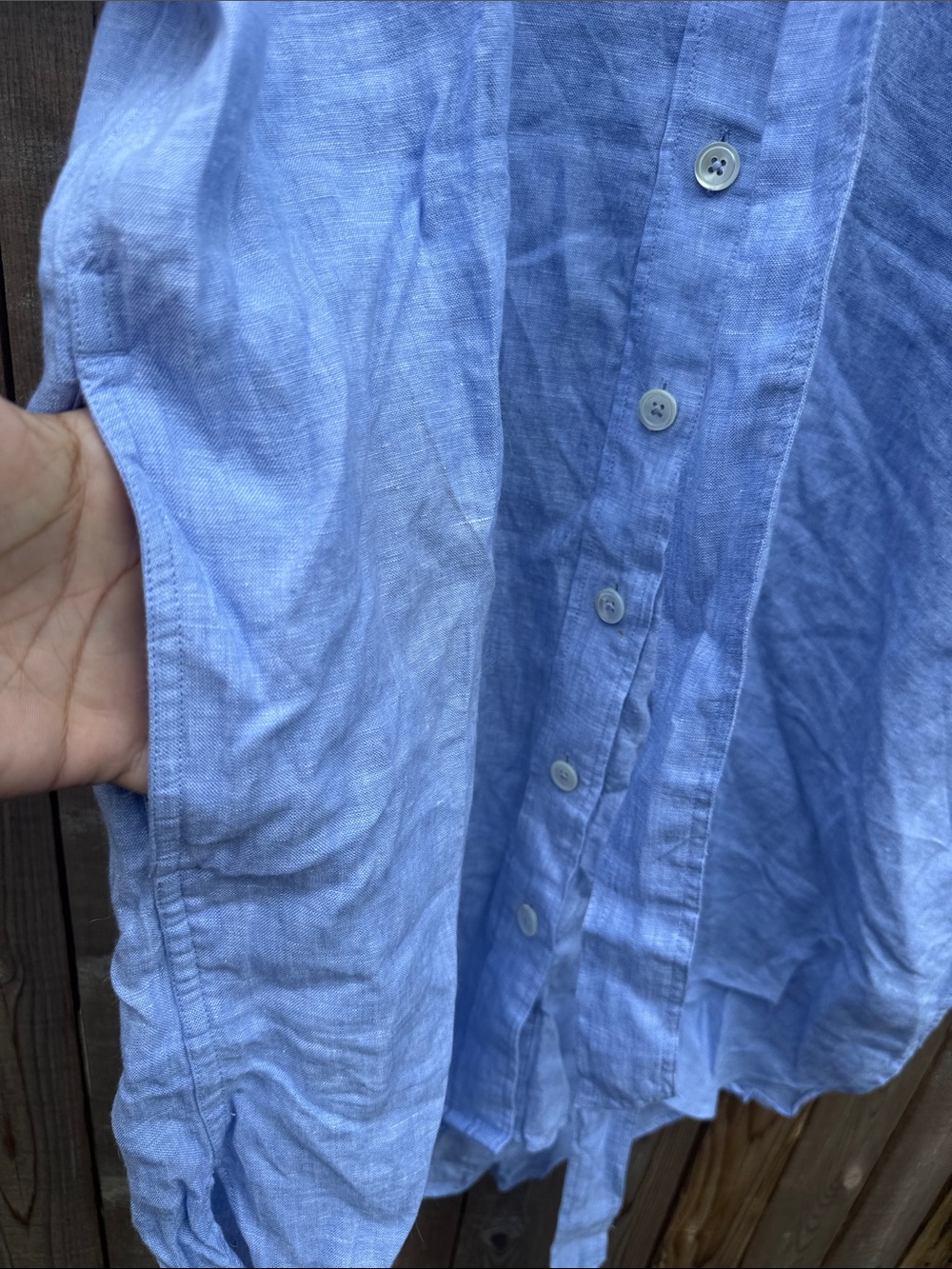 J. Crew linen capitaine shirt dress NWT - Picture 6 of 9
